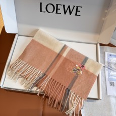 Loewe 로에베 더블 컬러 캐시미어 머플러 목도리