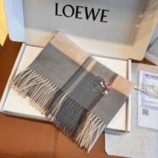 Loewe 로에베 더블 컬러 캐시미어 머플러 목도리