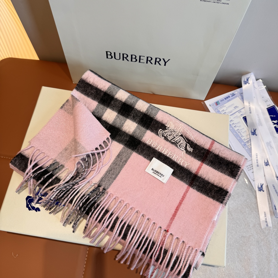 Burberry 버버리 클래식 체크 캐시미어 머플러 목도리