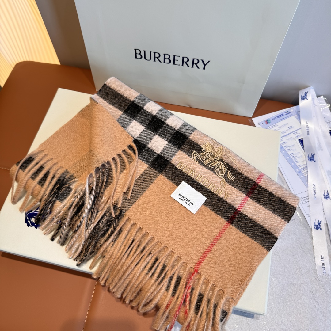 Burberry 버버리 클래식 체크 캐시미어 머플러 목도리