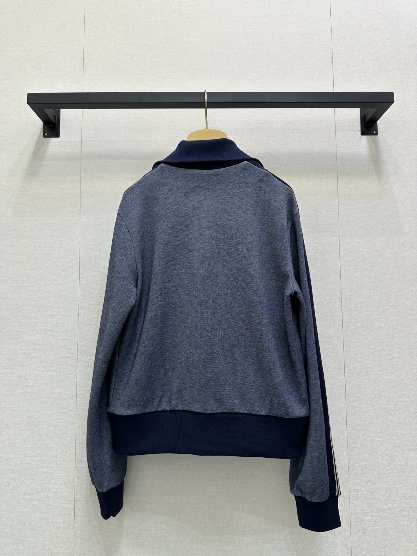 miumiu 미우미우 컬러 블록 트리밍 카라 집업 지퍼 자켓 재킷 의류