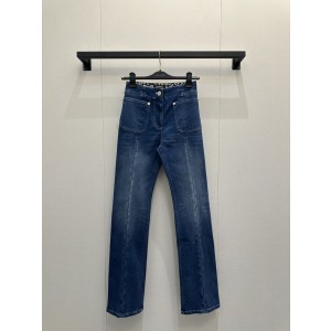 Chanel 샤넬  투포켓 스트레이트 데님 팬츠 바지 의류