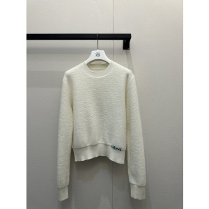 Loewe 로에베 자수 립 니트 탑 상의 의류