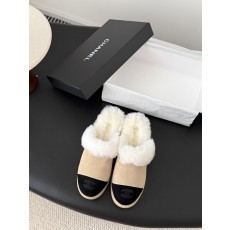 Chanel 샤넬 테디 퍼 슈즈 슬리퍼 신발