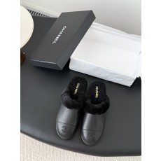 Chanel 샤넬 테디 퍼 슈즈 슬리퍼 신발
