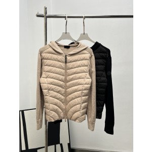 Moncler 몽클레어 몽클레르 여성용 후드 배색 다운 자켓 재킷 의류