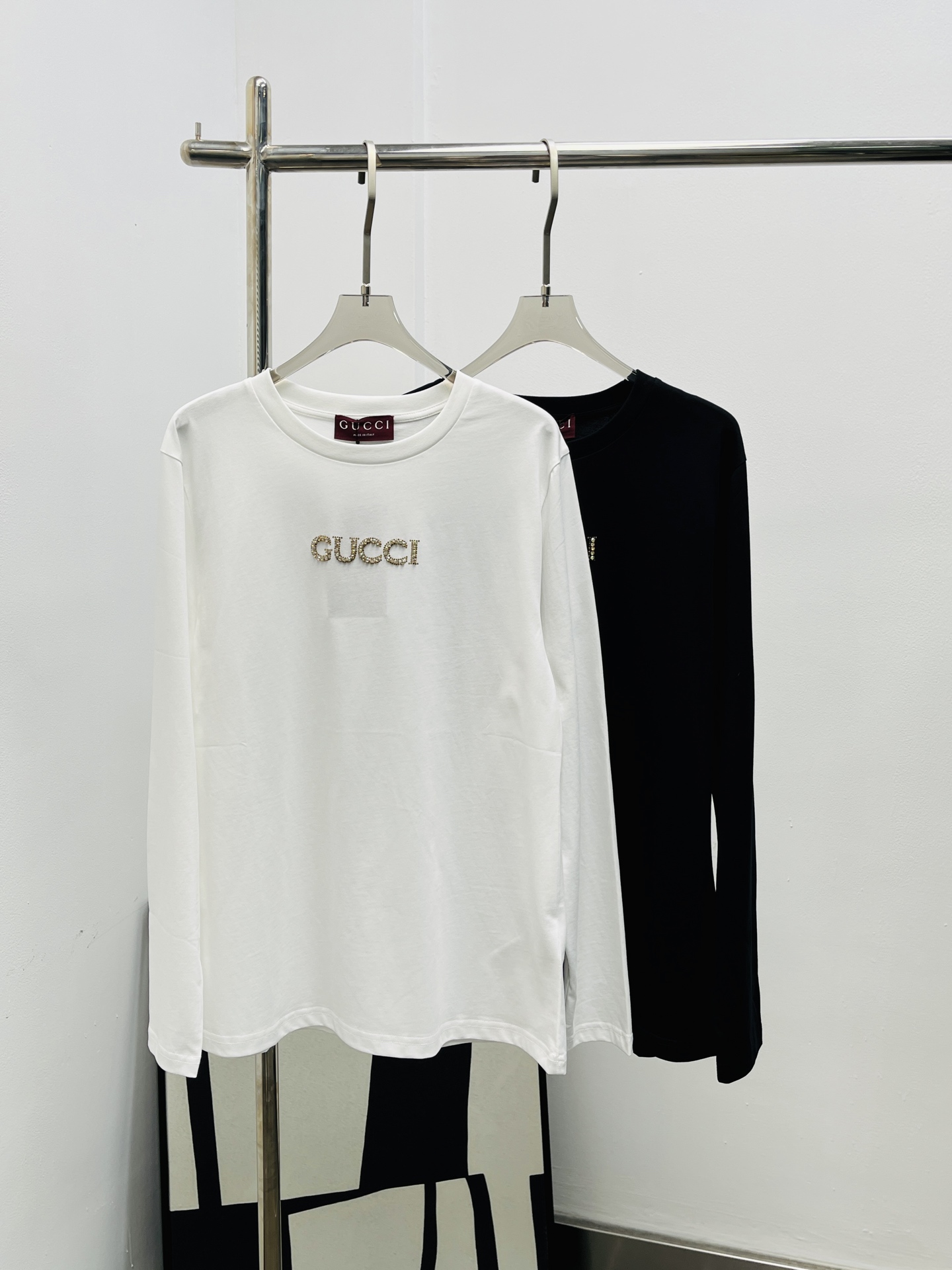 Gucci 구찌 스톤 레터링 롱슬리브 긴팔 티셔츠 의류