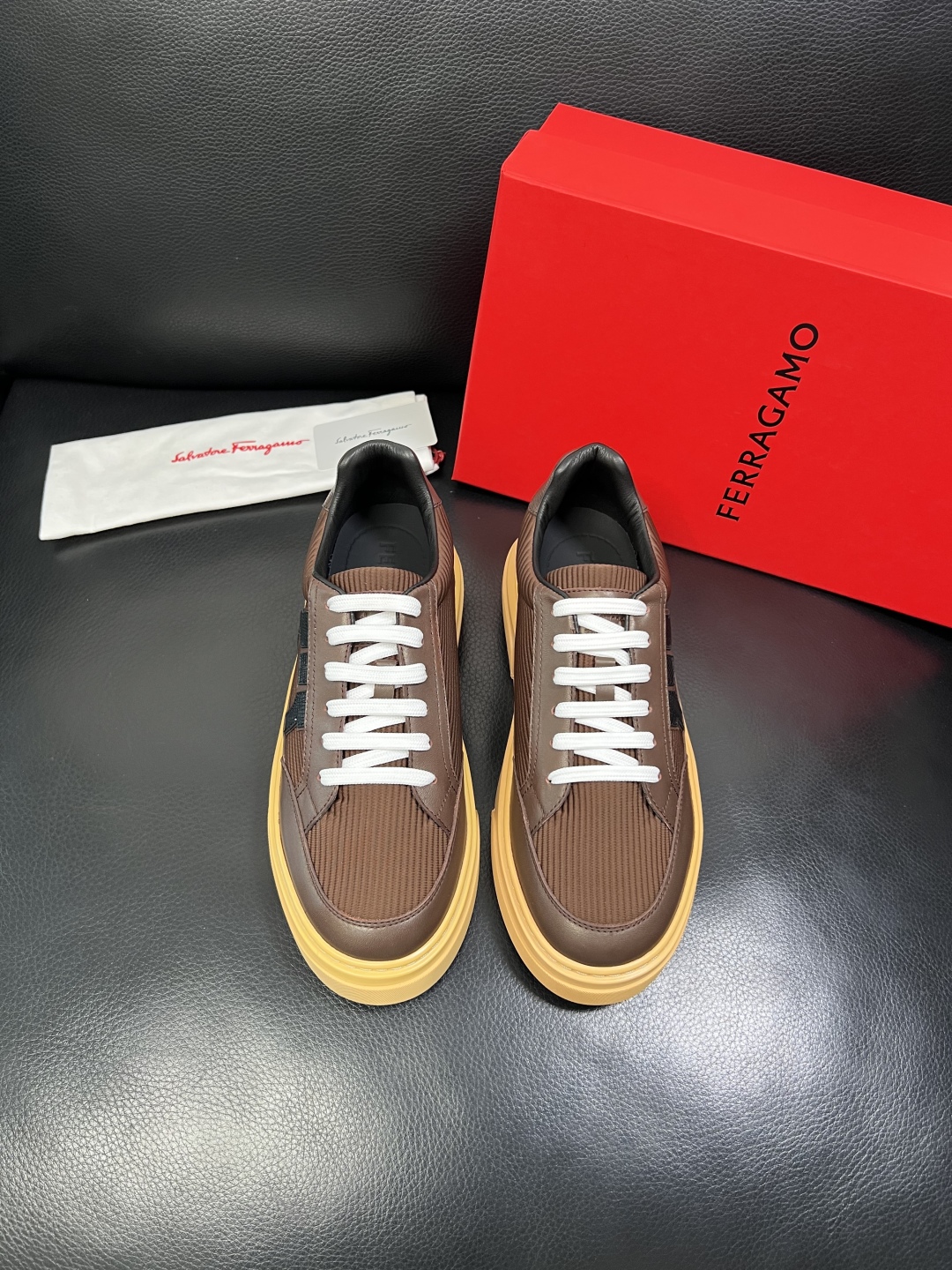 Ferragamo 페라가모 최고급 수제 스니커즈 신발