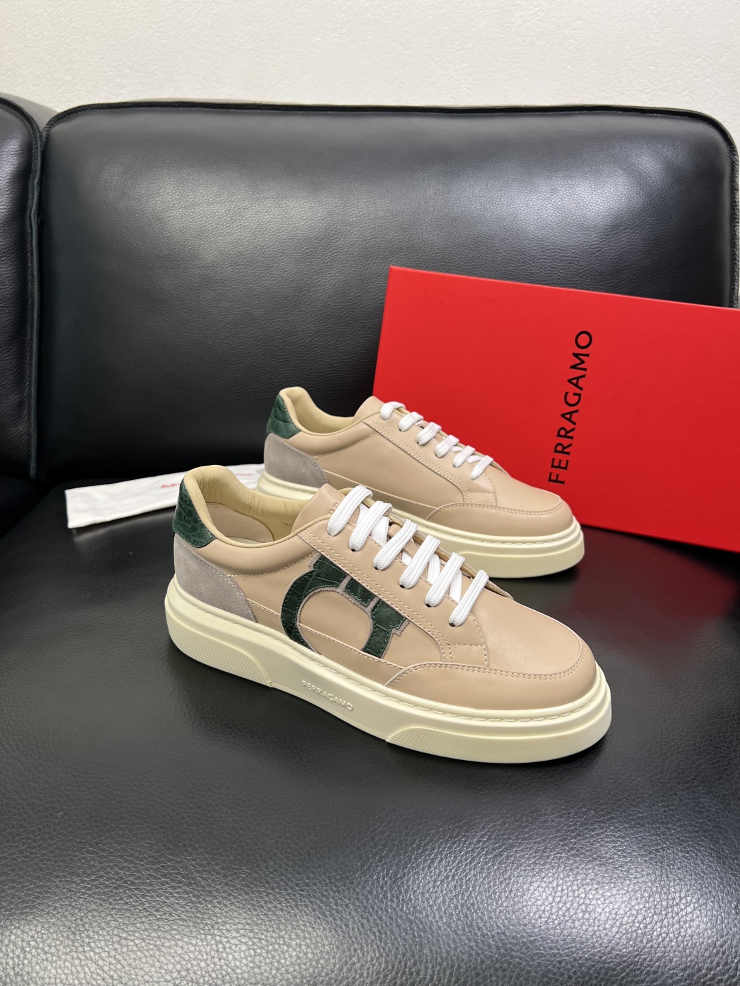 Ferragamo 페라가모 최고급 수제 스니커즈 신발