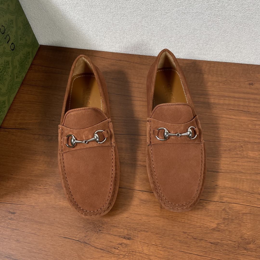 GUCCI 구찌 남성용 홀스빗 드라이빙 슈즈 로퍼 구두 신발