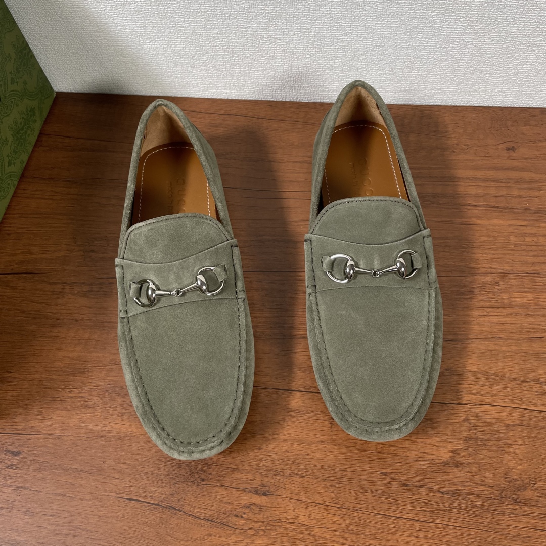 GUCCI 구찌 남성용 홀스빗 드라이빙 슈즈 로퍼 구두 신발