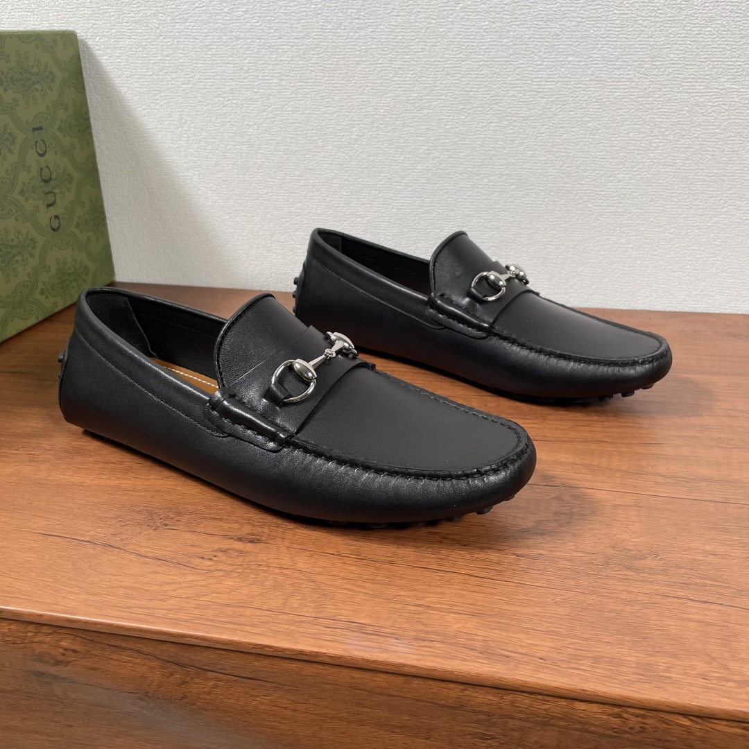 GUCCI 구찌 남성용 홀스빗 드라이빙 슈즈 로퍼 구두 신발