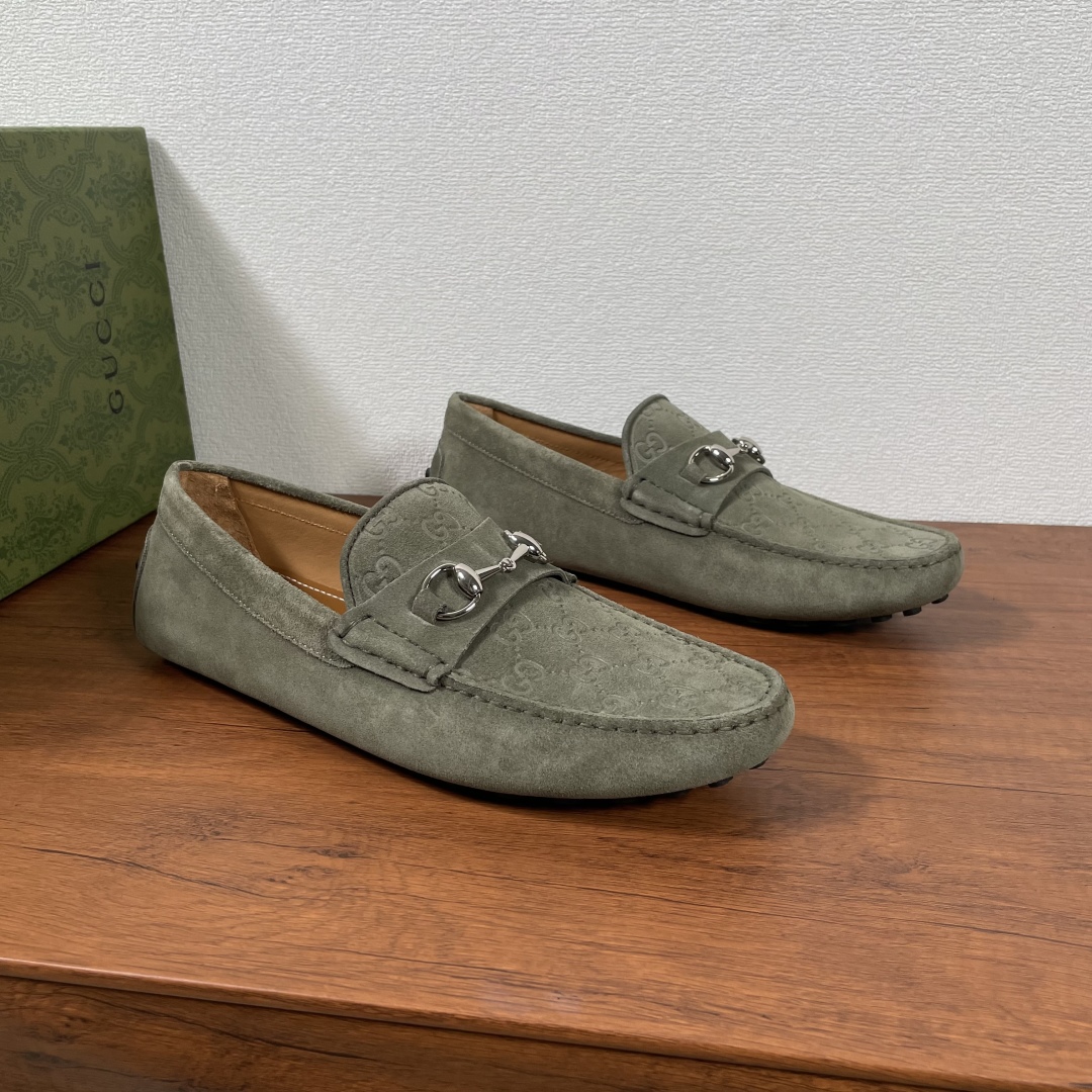 GUCCI 구찌 남성 홀스빗 드라이빙 슈즈 로퍼 구두 신발