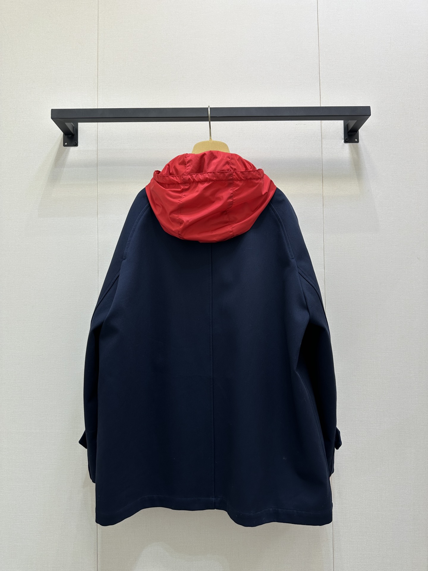 miumiu 미우미우 배색 후드 버튼 양면 코트 의류