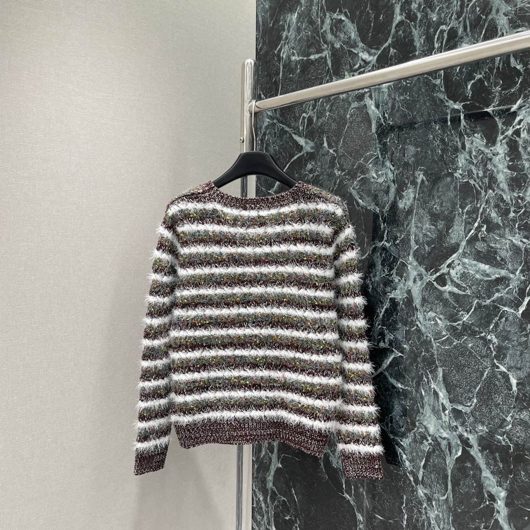 Chanel Early Fall 샤넬 스트라이프 니트 가디건 의류