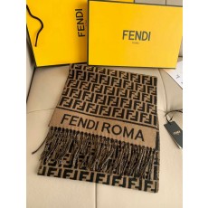 Fendi FF 펜디 로고 캐시미어 머플러 목도리