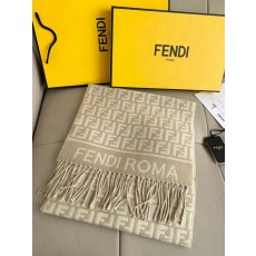 Fendi FF 펜디 로고 캐시미어 머플러 목도리