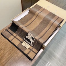 Burberry 버버리 고급 캐시미어 니트 머플러 목도리
