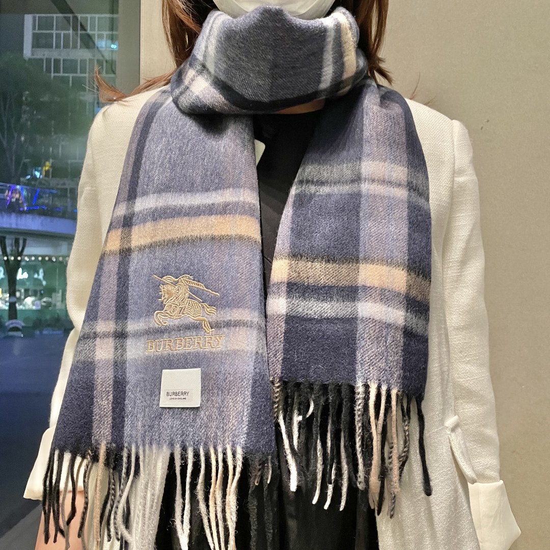 Chanel 샤넬 퍼 캐시미어 머플러 목도리