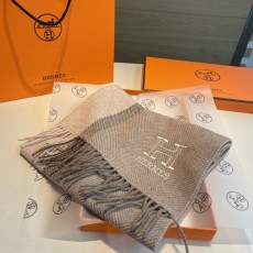 Hermes 에르메스 캐시미어 머플러 목도리