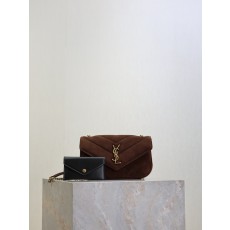 YSL LouLou 생로랑 숄더백 미니백 가방 (스웨이드 버전·20cm)