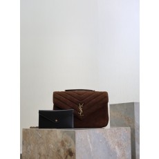 YSL LouLou 생로랑 숄더백 맥시백 가방 (스웨이드 버전·32cm)