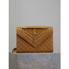 YSL Envelope 생로랑 스웨이드 클러치백 가방 미디움
