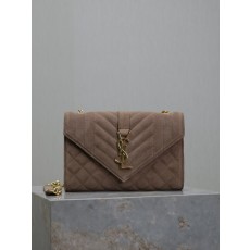 YSL Envelope 생로랑 소형 스웨이드 클러치백 가방 스몰
