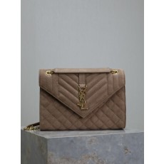 YSL Envelope 생로랑 스웨이드 클러치백 가방 미디움