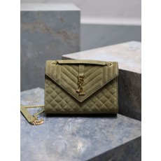 YSL Envelope 생로랑 스웨이드 클러치백 가방 미디움