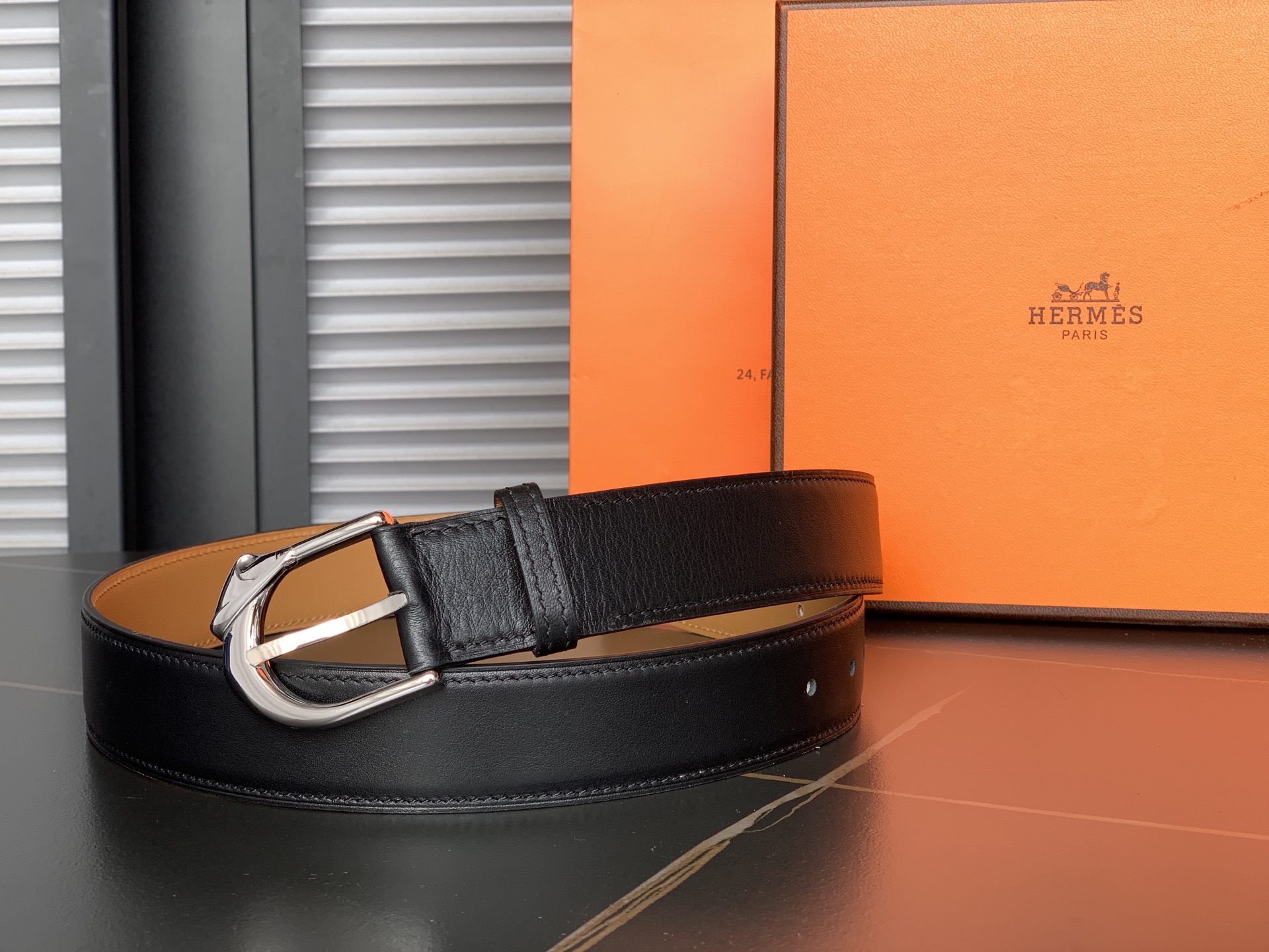 HERMES 에르메스 3.2cm 벨트