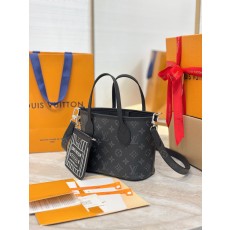LV 루이비통 Neverfull Bandoulière Inside Out BB 토트백 숄더백 가방 (M15210 / 모노그램 에클립스)