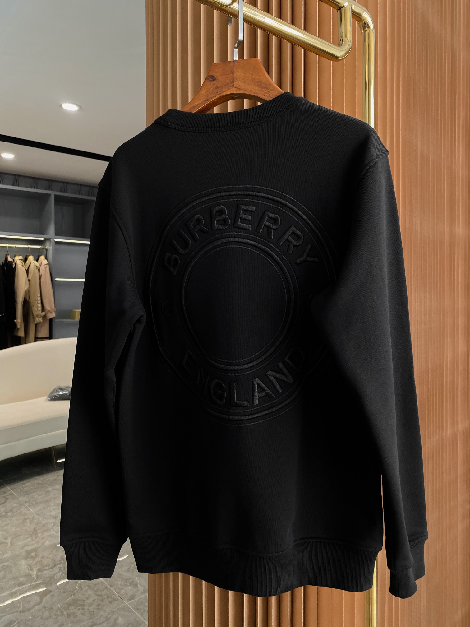 Burberry 버버리 로고 자수 맨투맨 티셔츠 의류