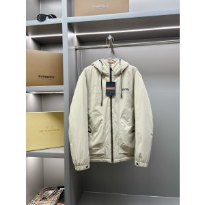 Zegna 제냐 로고 프린트 후드 패딩 자켓 점퍼 의류