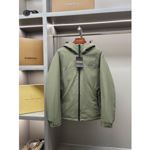 Zegna 제냐 로고 자수 후드 패딩 점퍼 자켓 의류