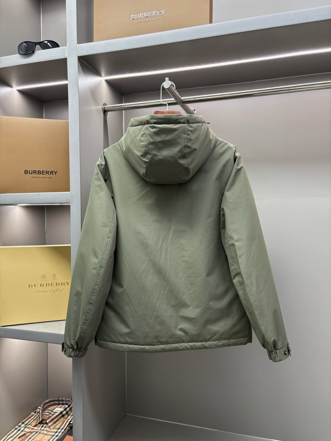 Zegna 제냐 로고 자수 후드 패딩 점퍼 자켓 의류