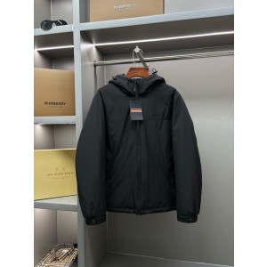 Zegna 제냐 로고 자수 후드 패딩 점퍼 자켓 의류