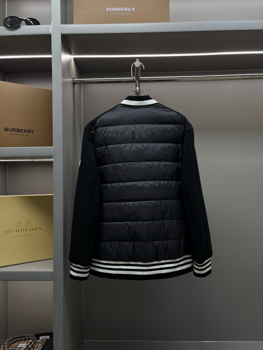 Moncler 몽클레어 몽클레르 울 배색 다운 자켓 재킷 의류