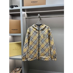Burberry 버버리 체크·말 로고 양면 자켓 재킷 의류
