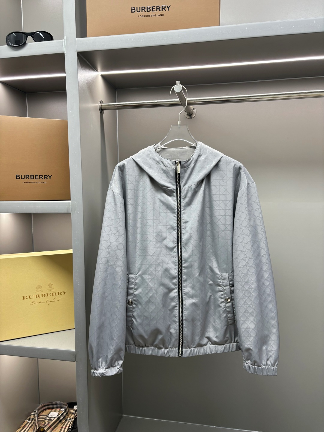 DIOR CD 디올 레터 자수 후드 집업 양면 자켓 재킷 의류