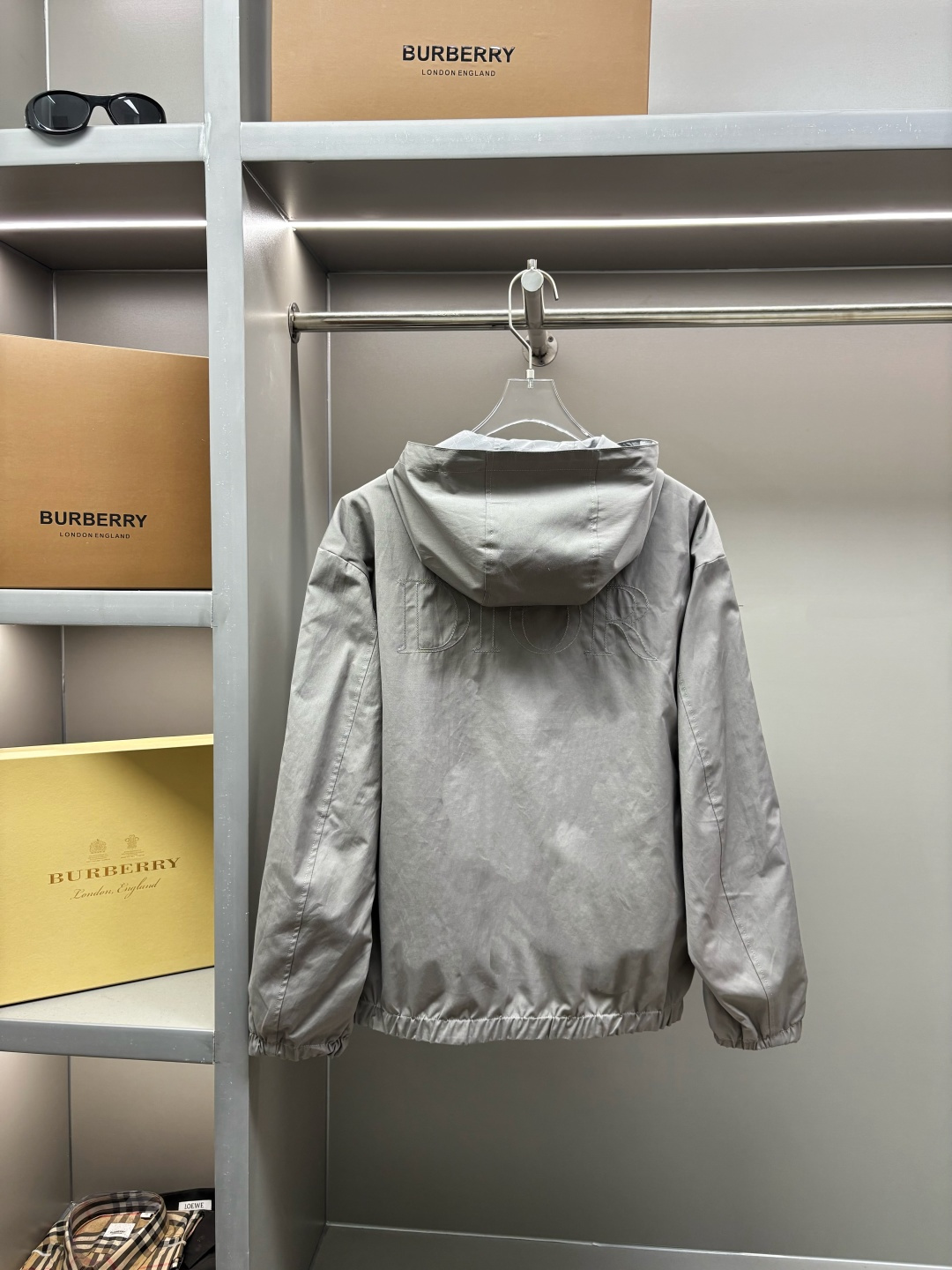 DIOR CD 디올 레터 자수 후드 집업 양면 자켓 재킷 의류