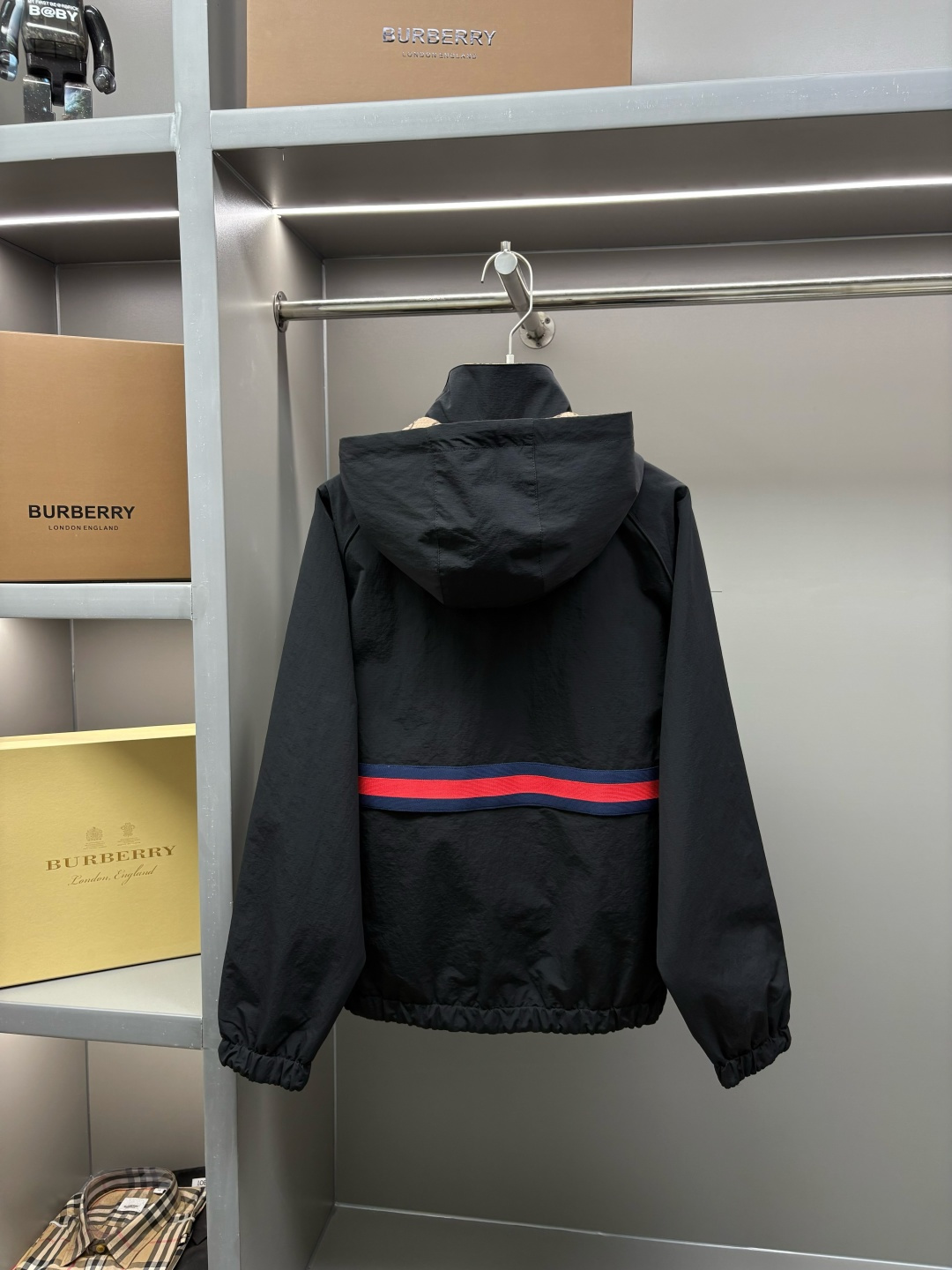 GUCCI 구찌 더블G 자수 로고 후드 양면 재킷 자켓 의류