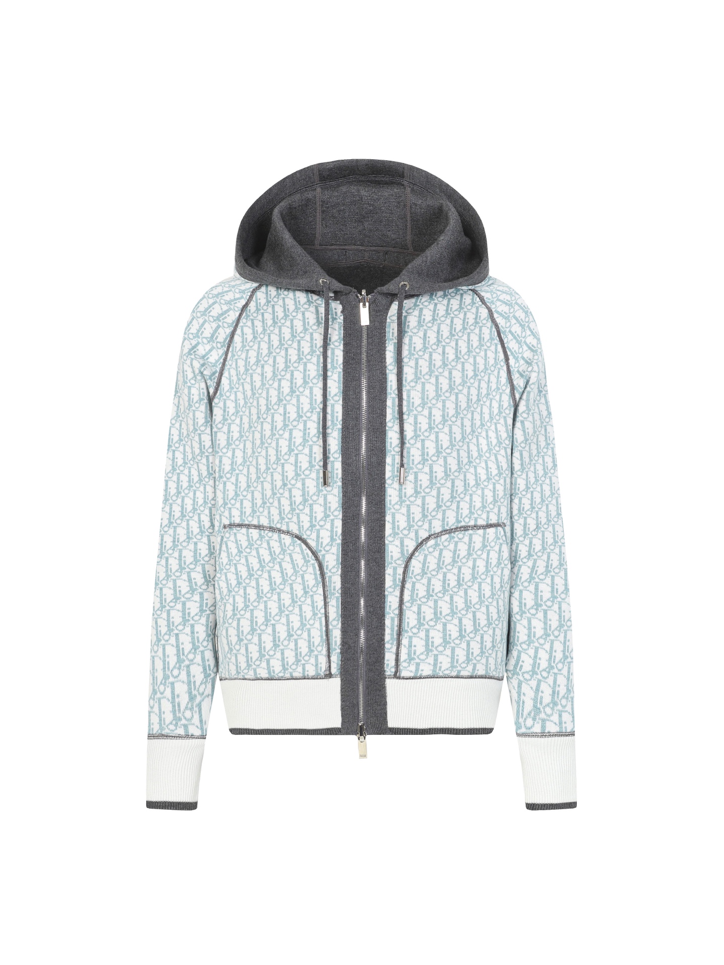 DIOR CD 디올 양면 캐시미어 니트 후드 집업 자켓 재킷 의류