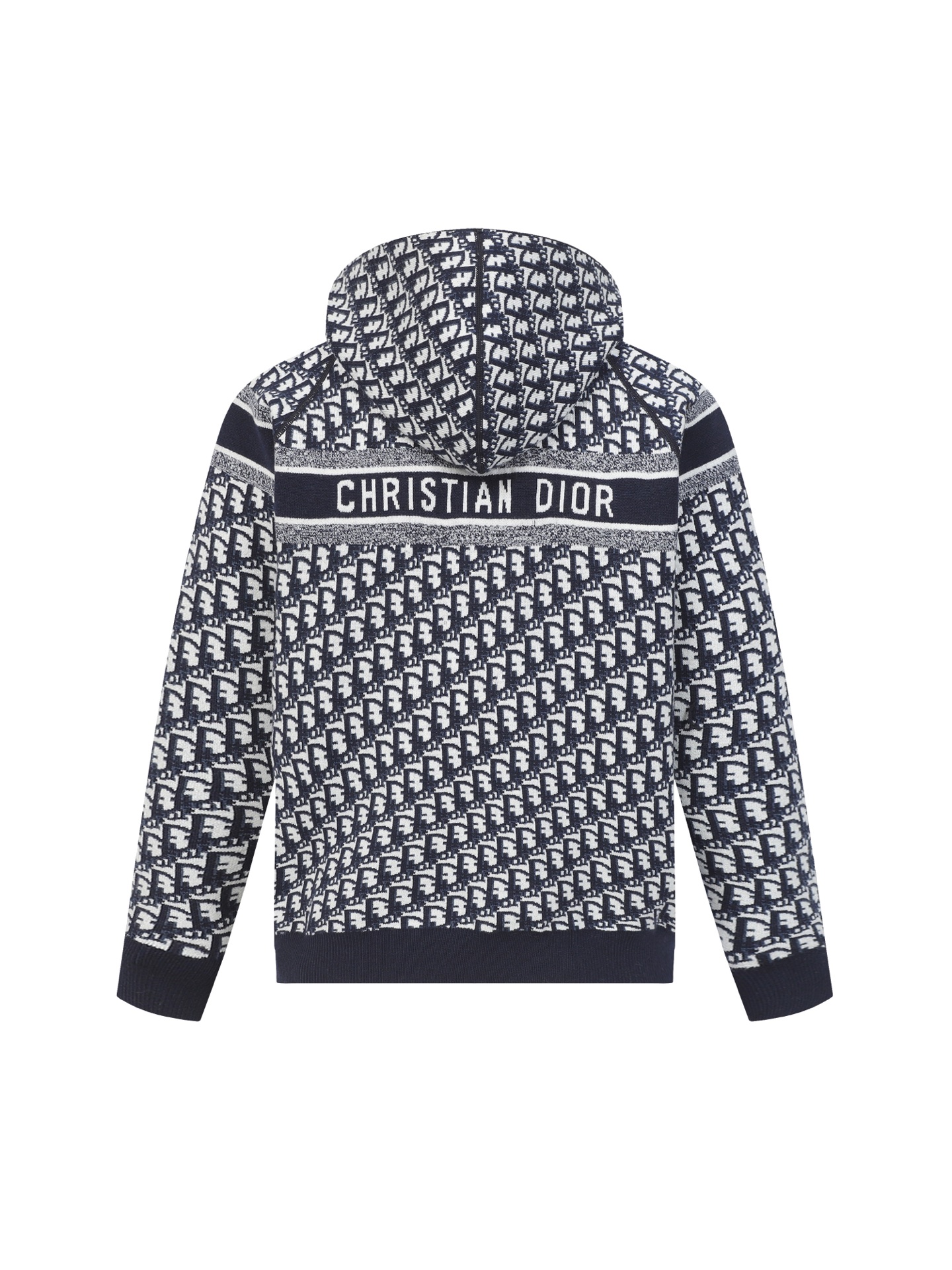 Dior CD 디올 제페블 양면 캐시미어 니트 재킷 자켓 후드 집업 의류