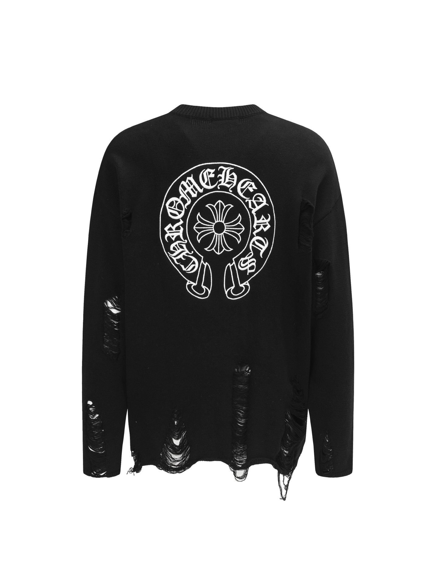 Chrome Hearts CH 크롬하츠 마제스틱 홀 디테일 니트 스웨터 의류