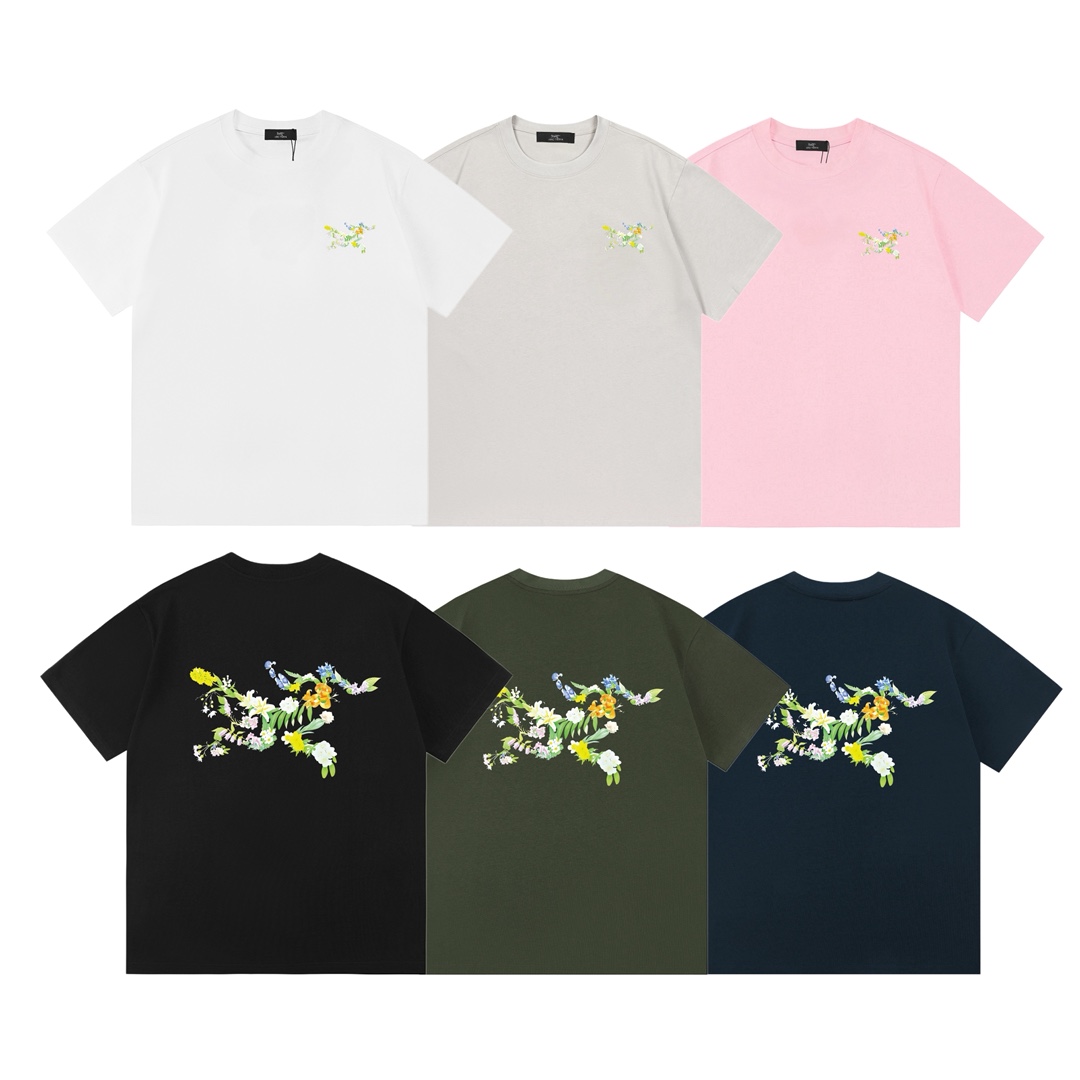 ARC'TERYX 2026 Early Spring 아크테릭스 플라워 버드 로고 반팔 티셔츠 의류