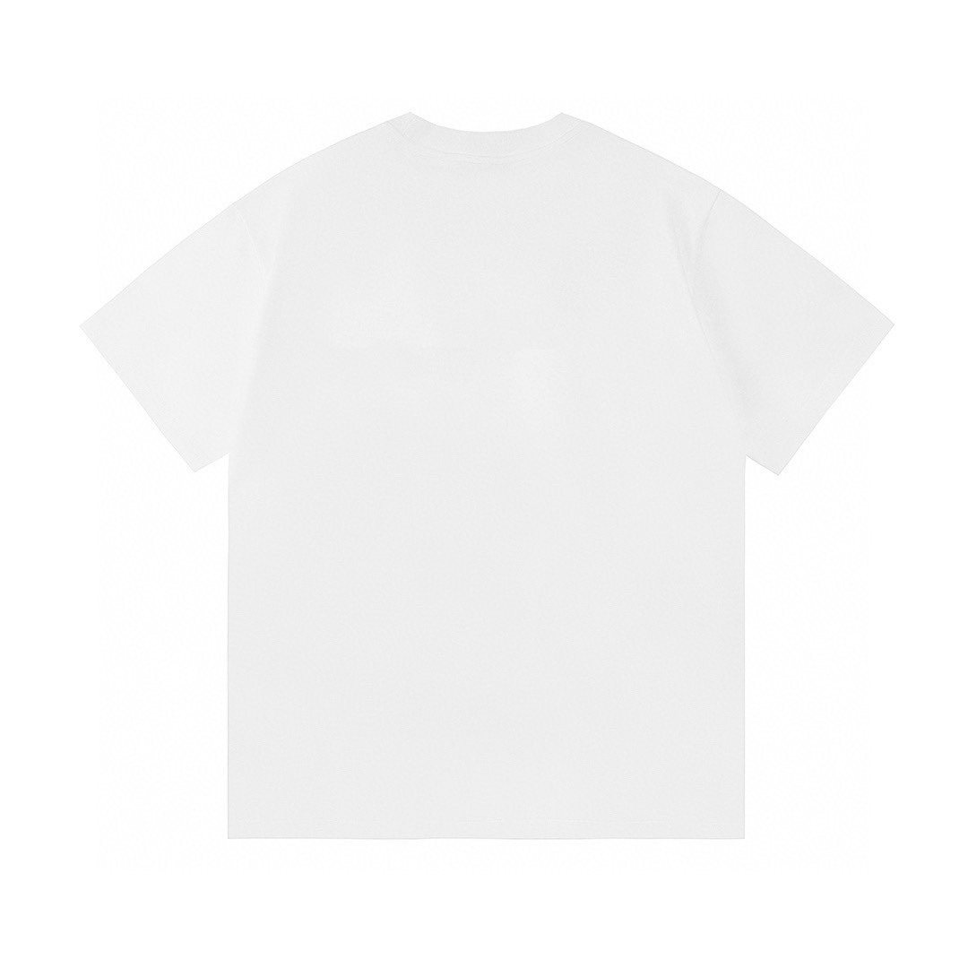 BALMAIN 2026 Early Spring 발망 레오파드 레터 로고 반팔 티셔츠 의류