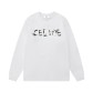 CELINE 셀린느 핸드드로잉 로고 롱슬리브 맨투맨 티셔츠 의류