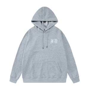 FENDI 펜디 아트 로고 자수 오버핏 기모 후드티 맨투맨 티셔츠 의류