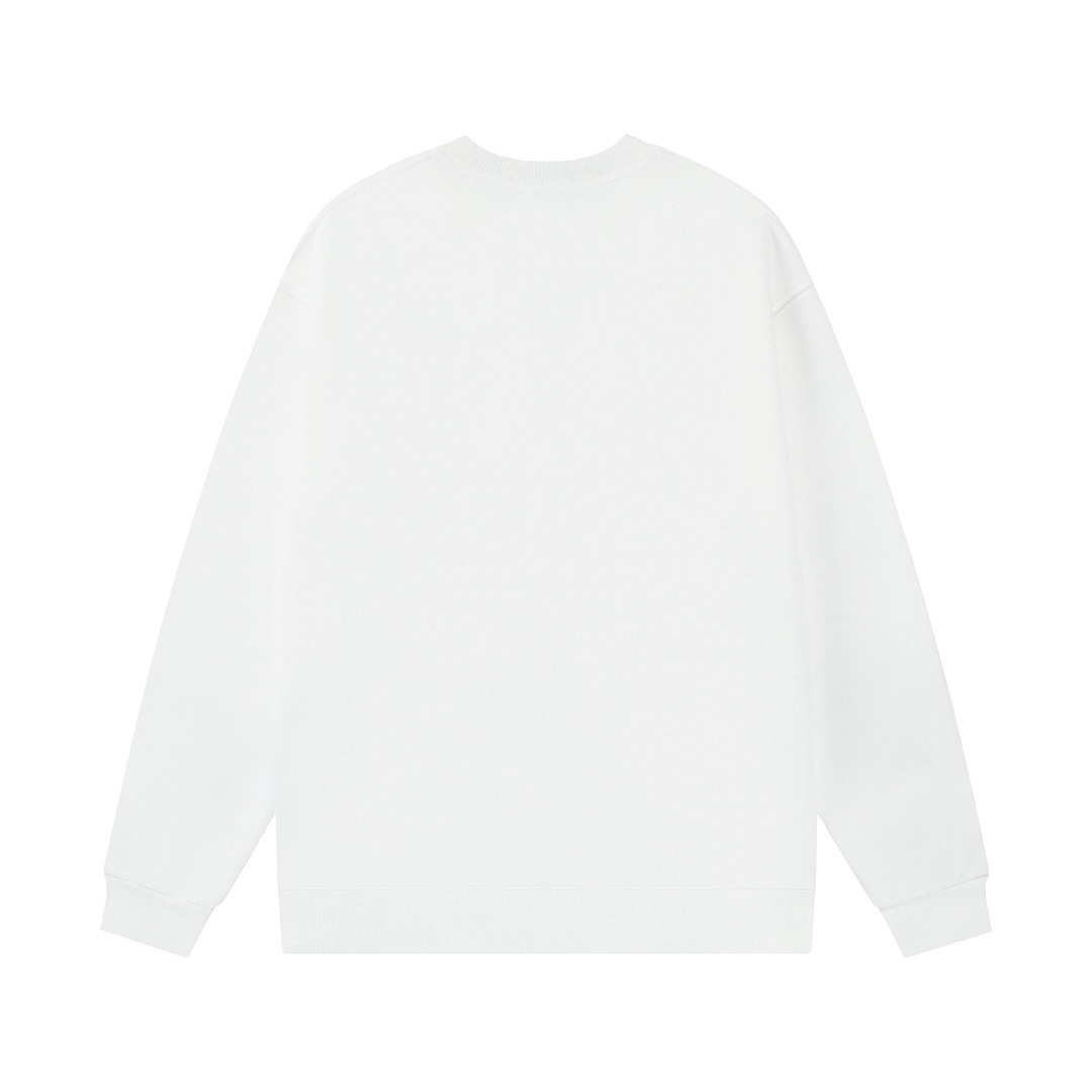 PRADA 프라다 미니 레터 로고 자수 기모 맨투맨 티셔츠 의류